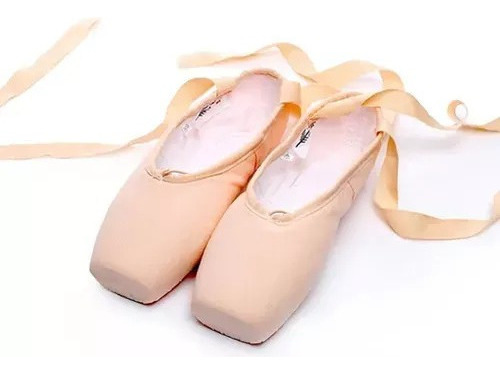 Zapatos De Punta Zapatillas De Ballet De Vendaje Para Ni [u]