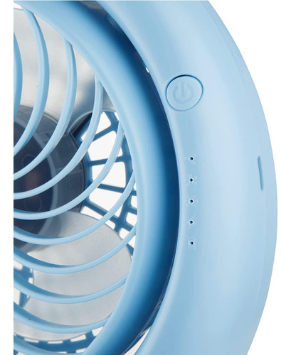 Ventilador Portátil Recargable Viniper Con Rotación De 180°