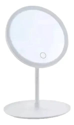 Espejo Maquillaje Luz Led Touch Usb Regulable Aro Led