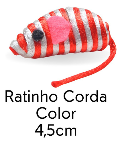 Kit 7 Brinquedos Gatos Interativos Varinha Bolinhas Ratinhos Cor Cores Variadas A