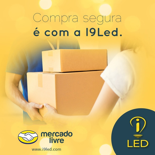 Imagem 4 de 5 de Kit Trilho Eletrificado 1m + 5 Spots Led 7w Frete Grátis