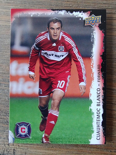 Tarjeta Cuauhtemoc Blanco Chicago #188 Upper Deck Mls 2009