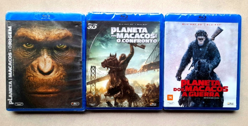 Bluray Planeta Dos Macacos - Colecao