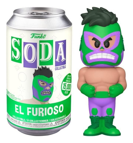 Funko Soda El Furioso Marvel Lucha Libre