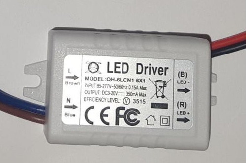 Driver P/ Led 3 A 20 Volts Dc3-20v Transformador Jardin Sala