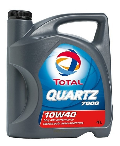 Aceite Total Quartz 7000 Semisintetico 10w40 Nafta Logan