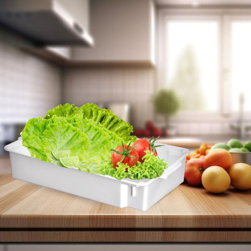 Kit Com12 Bandejas Topa Tudo Para Açougue Padaria Alimentos Branca 11,5 Litros Atacado