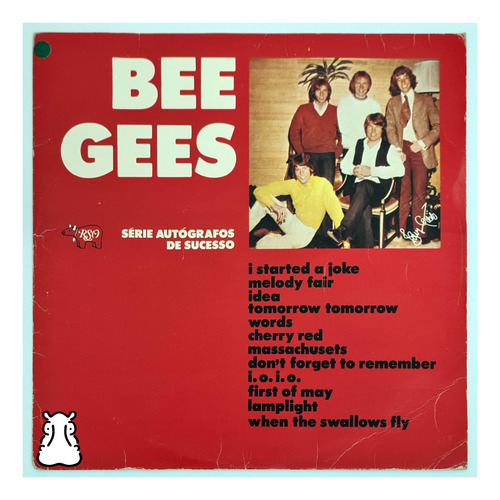 Lp Bee Gees Série Autógrafos De Sucesso Disco De Vinil 1982