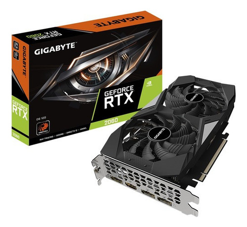 Tarjeta De Video Gigabyte Geforce Rtx 2060 D6 12gb Gddr6 1.0