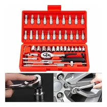 Comprar Juego De Dados Milimétricos Extensión Reachet 1\u002F4 46 Piezas