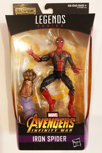 Iron Spider Man Marvel Legends Infinity War Thanos Baf Hasbr (Usado)