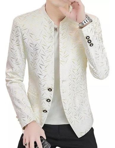 Blazer Ajustado De Estilo Coreano Para Hombre