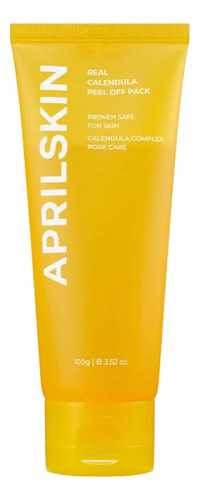 Aprilskin Real Calendula Peel Off Pack 100g - K Beauty Tipo De Piel Todo Tipo De Piel