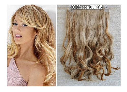 Cabelo Repicado 140g Tic Tac Loiro Dourado 60cm Cor 85h16