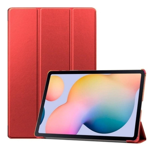 Capa De Tablet Book Cover Preto Samsung S7 Fe 12.4 Cor Vermelho