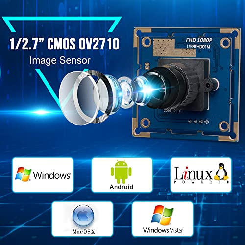 Módulo De Cámara Usb De 100 Fps, Cámara Web De 1080p, 2mp Fh