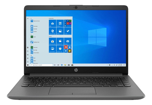 Imagen 1 de 5 de Laptop HP 14-cf2529la gris pizarra 14", Intel Core i3 10110U  8GB de RAM 256GB SSD, Intel UHD Graphics 620 1366x768px Windows 11 Home
