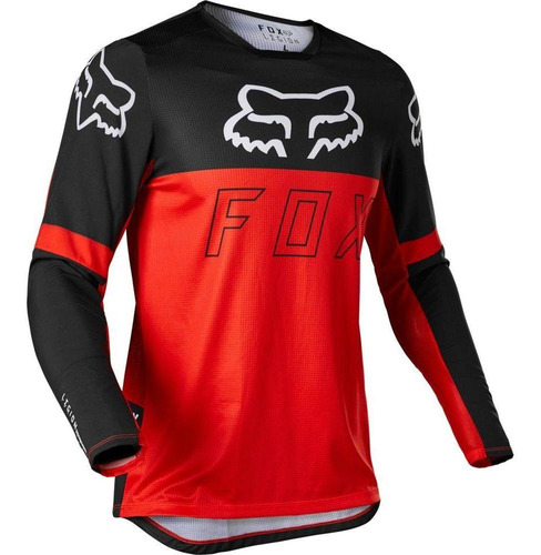 Polera Moto Legion Lt Rojo Fox