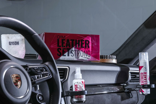 Imagen 6 de 9 de Gyeon Q2m Leatherset Strong Kit Mantenimiento Cuero Premium