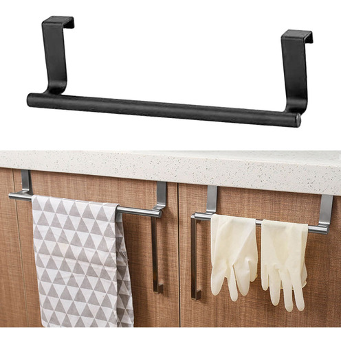 Puerta De Acero Inoxidable Toallero Colgante Baño Cocina