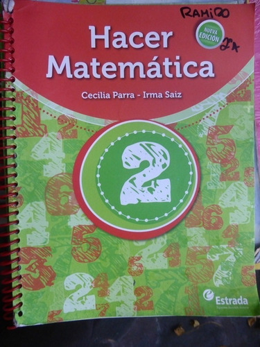 Hacer Matematica 2 - Cecilia Parra - Irma Saiz  Estrada 2015