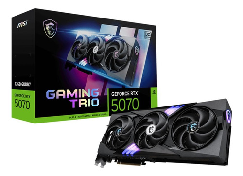 Placa De Vídeo Geforce Rtx 5070 12gb Msi Gaming Trio Oc Gpu