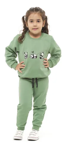Conjunto Moletom Panda MercadoLivre