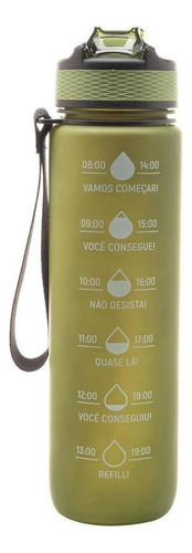 Garrafa Squeeze Lyor Verde 1l