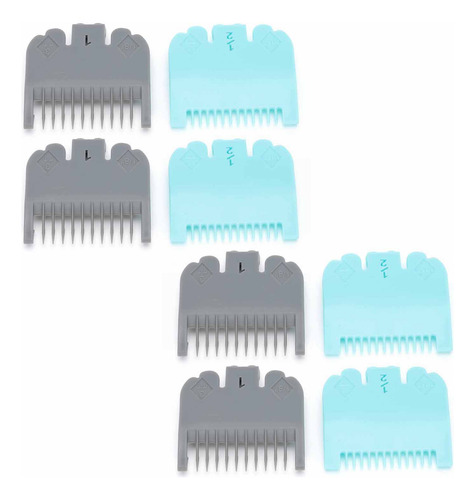 Limit Comb, 8 Peças, Hair Clipper Guide, Hair Attachment Bar