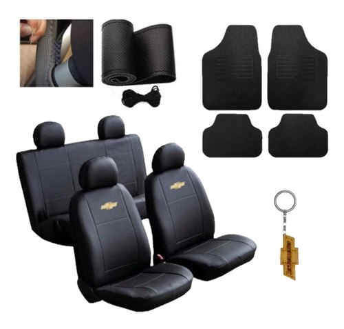 Kit Capa Bancos Couro Carro Tapete Volante Vectra Compre Já