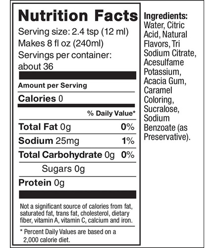 Sodastream - Bebida Sin Azúcar Para Dispensador, 14.8 Fl Oz