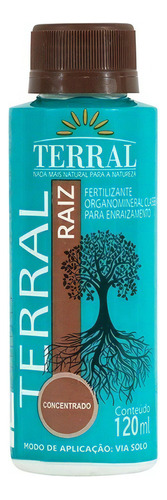 Fertilizante Orgânico Para Raiz Concentrado 120ml Terral