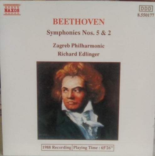 Cd Beethoven Symphonies Nos. 5 & 2 