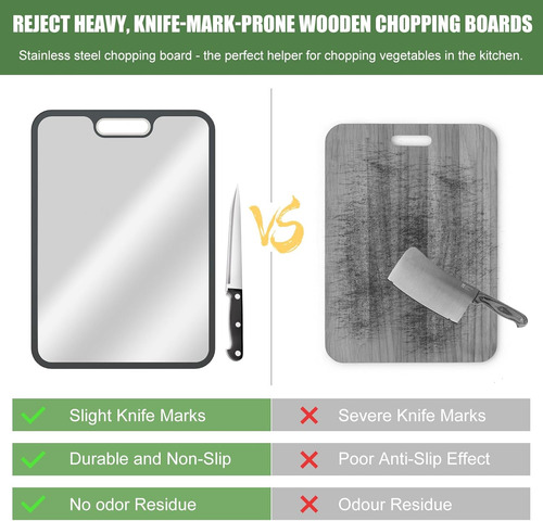 Tabla De Cortar De Doble Cara Con Cuchillo, Tabla De Cortar