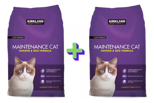 2 Alimentos Kirkland Super Premium Maintenance 22.6 Kg