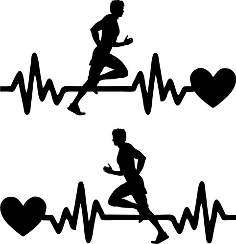 Imagen 5 de 7 de Calco Running 01 En Mi Sangre - 20 X 7 Cm - Graficastuning