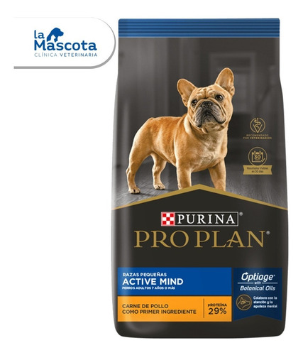 Imagen 1 de 5 de Pro Plan Active Mind Small Breeds, Perros 3kg Comida Perro