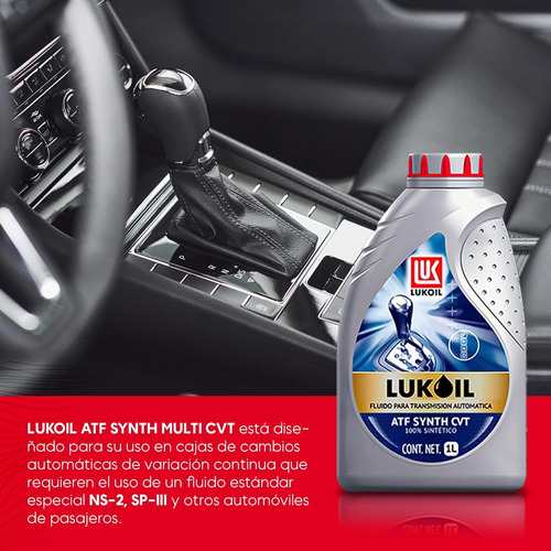 Aceite De Transmisión Sintético Lukoil Atf Synth Cvt 1 Litro