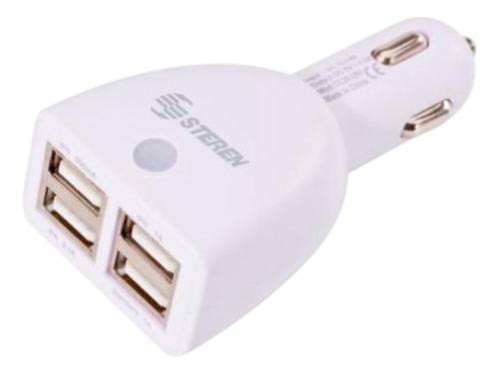 Cargador De Auto Steren Con 4 Usb Tablet iPad Eli 864