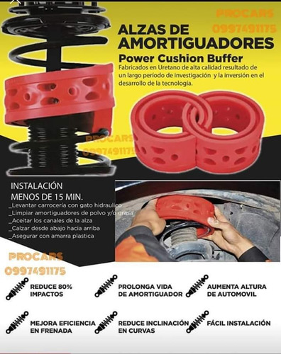 Alza De Suspensión Para Auto Camioneta