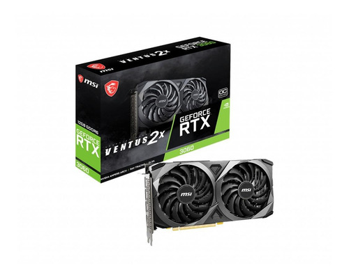 Imagen 4 de 4 de Tarjeta de video Nvidia MSI Ventus GeForce RTX 30 Series RTX 3060 GEFORCE RTX 3060 VENTUS 2X 12G OC OC Edition 12GB