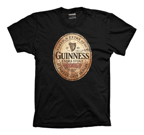 Remera Retro Guinness Vintage Faded Beer Algodon