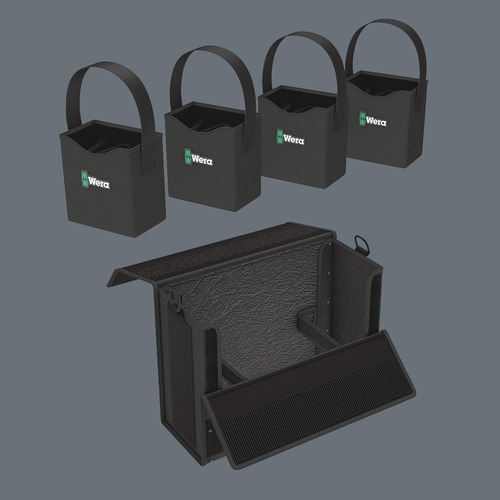 Contenedor De Herramientas Wera 2go 2 Xl Negro 2 Unidades