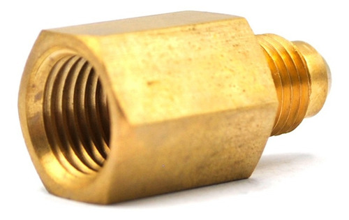 Conector Hembra En Latón 1/4 Npt X 1/4 Flare 5 Pz