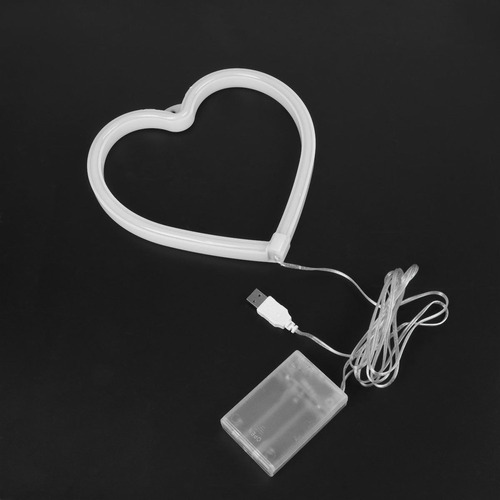 Nuevo Diseño De Corazón Luz De Neón Led Lámpara Decorativa