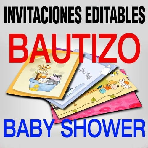 Invitaciones Bautizo Baby Shower Vectores 1000 Fondos Gratis