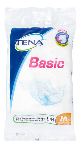 Pañal Tena Basico Mediano Bolsa X - Unidad a $3500