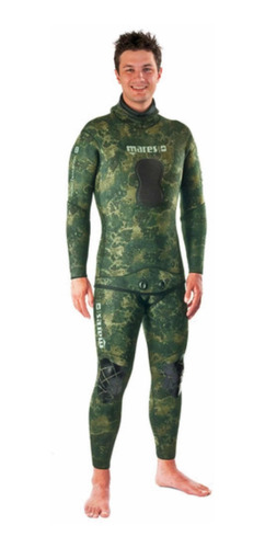 Imagen 1 de 8 de Wetsuit, Traje Buceo Mares Instinct Camo Green 3,5mm