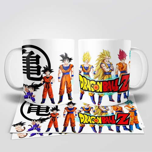 Dragon Ball Z Goku Transformaciones Taza Tu Propio Estilo #1