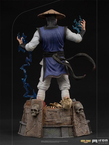 Raiden Art Scale 1/10 - Mortal Kombat - Iron Studios (Usado)